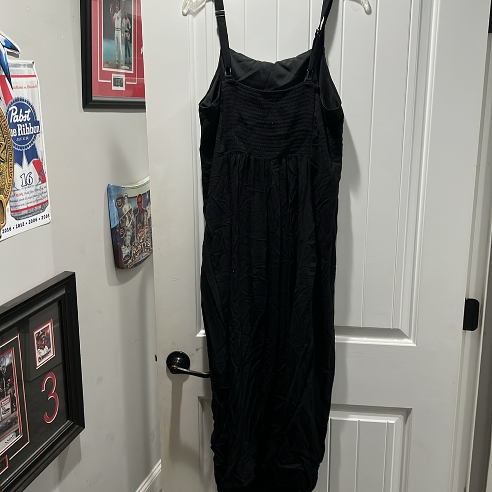 Old Navy large black long dress - Picture 3 of 4